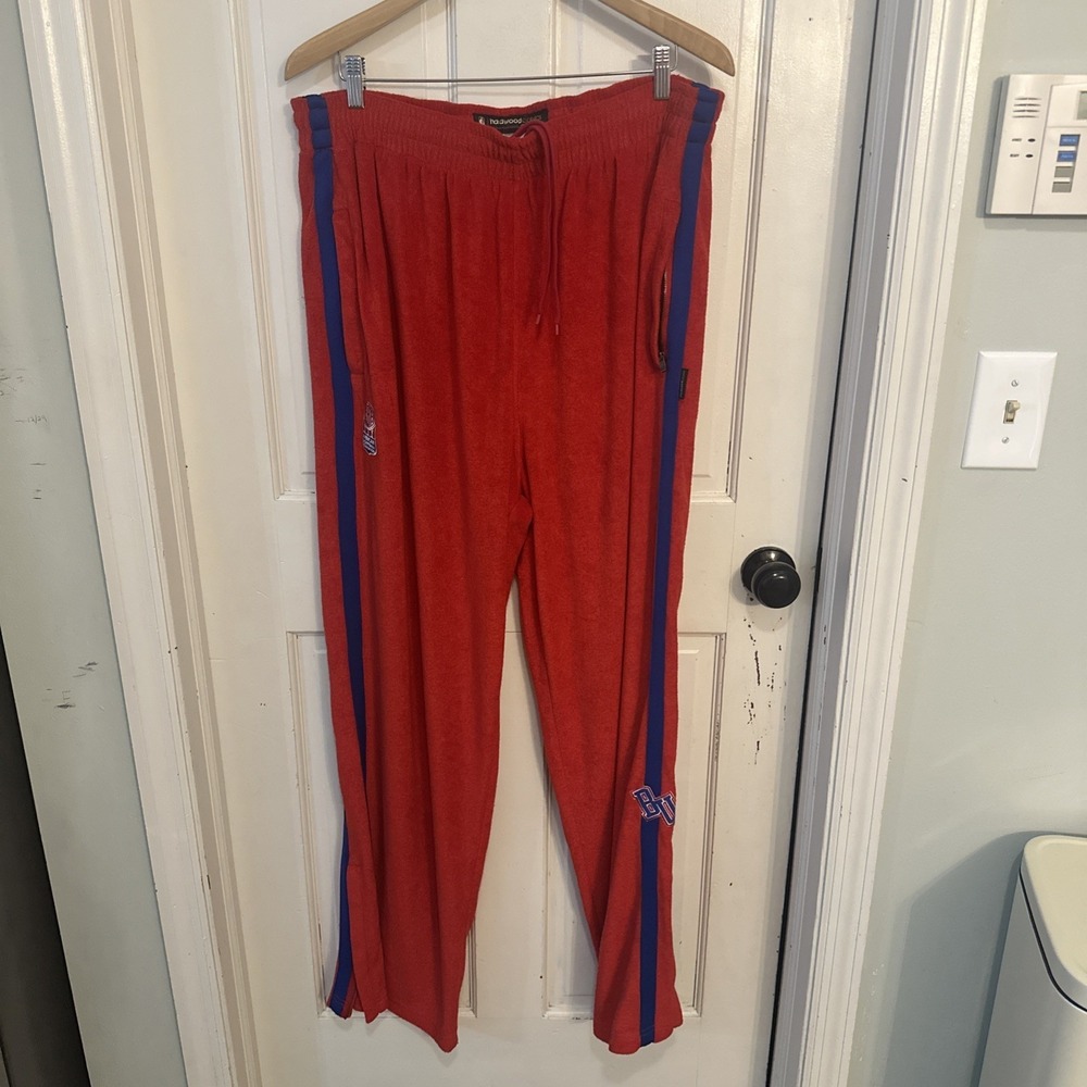 Reebok Hardwood Classics‎ Vintage Terry cloth Track Pants New Orleans Buccaneers